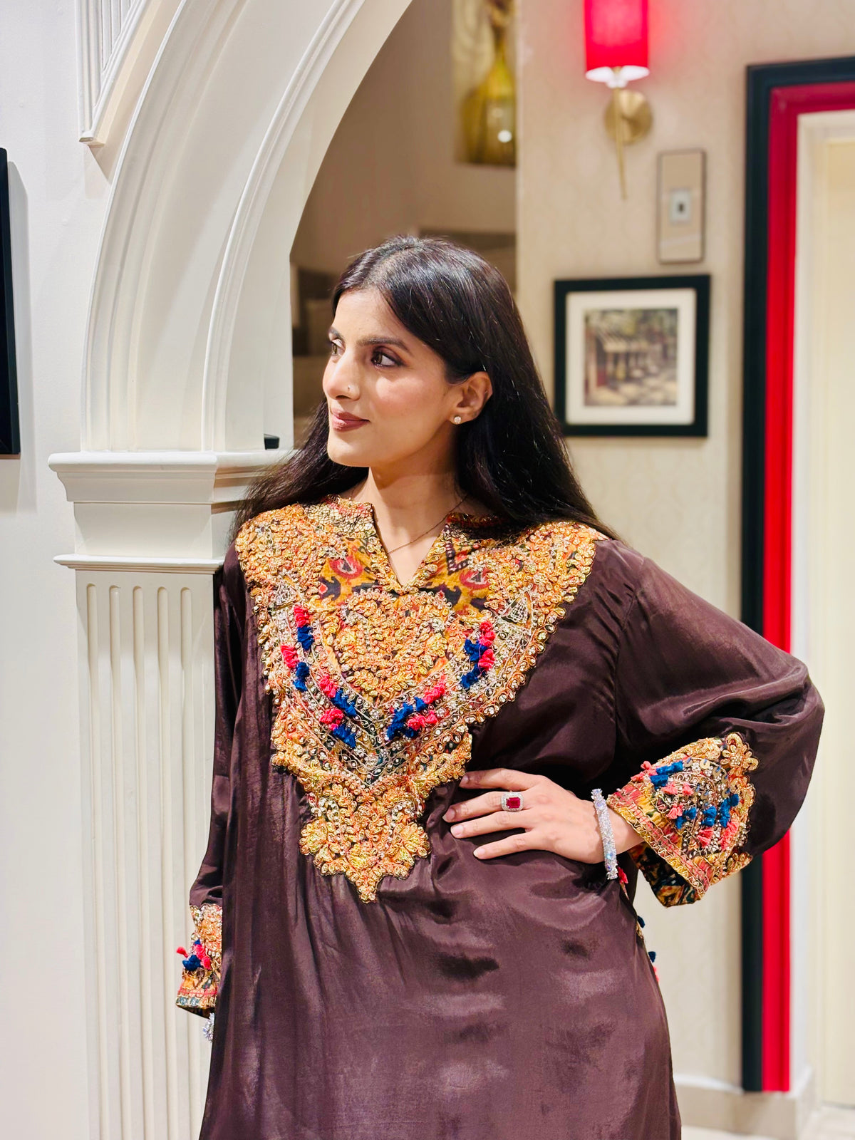 Kashmiri style suit
