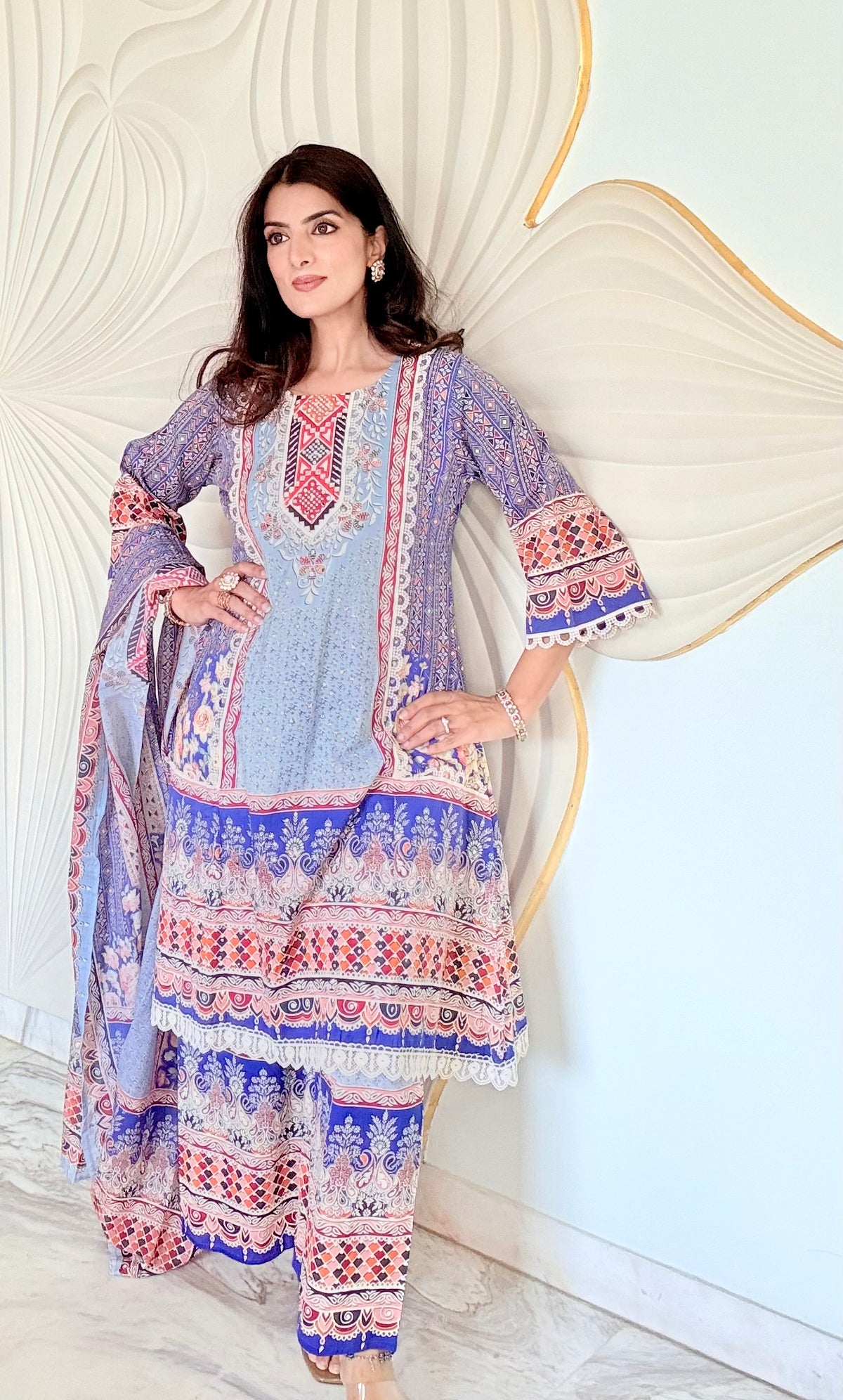 Neelanjali – Pure Cotton Printed Suit