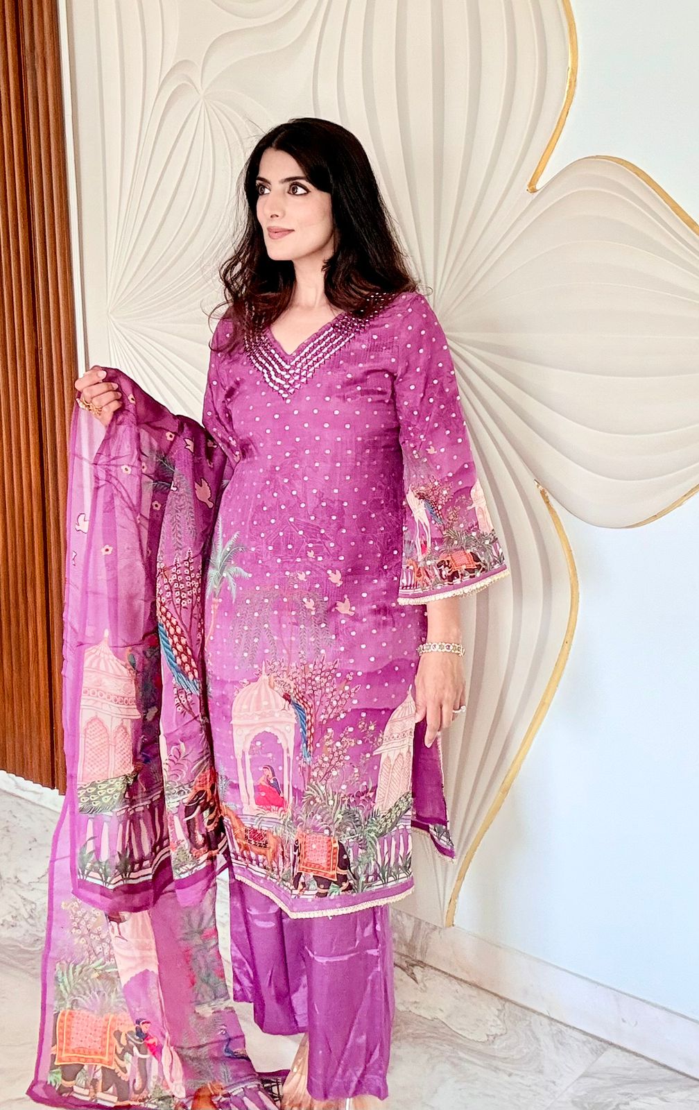 Stunning Lavender suit