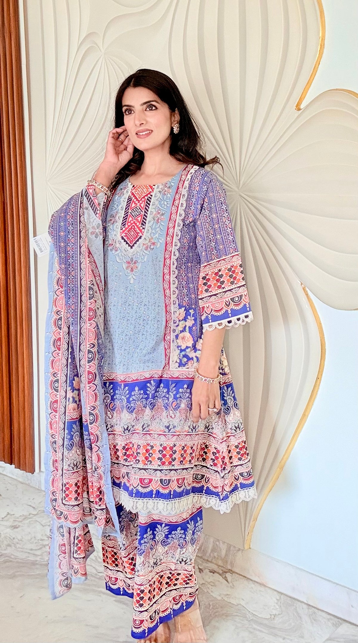 Neelanjali – Pure Cotton Printed Suit