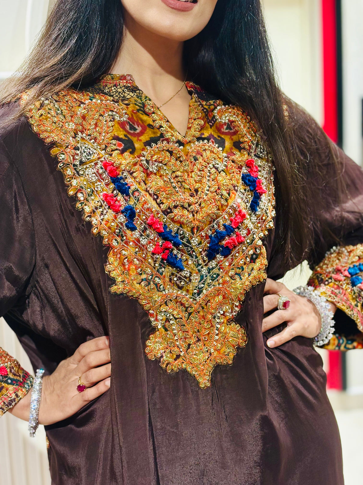 Kashmiri style suit