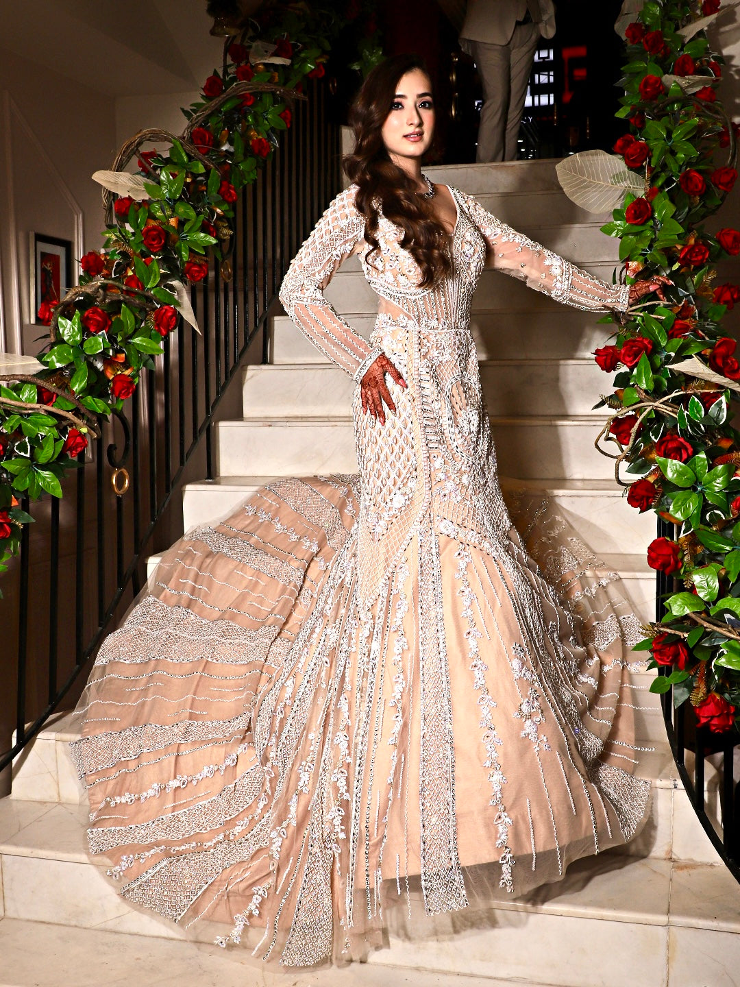 Ivory Trail Reception Gown