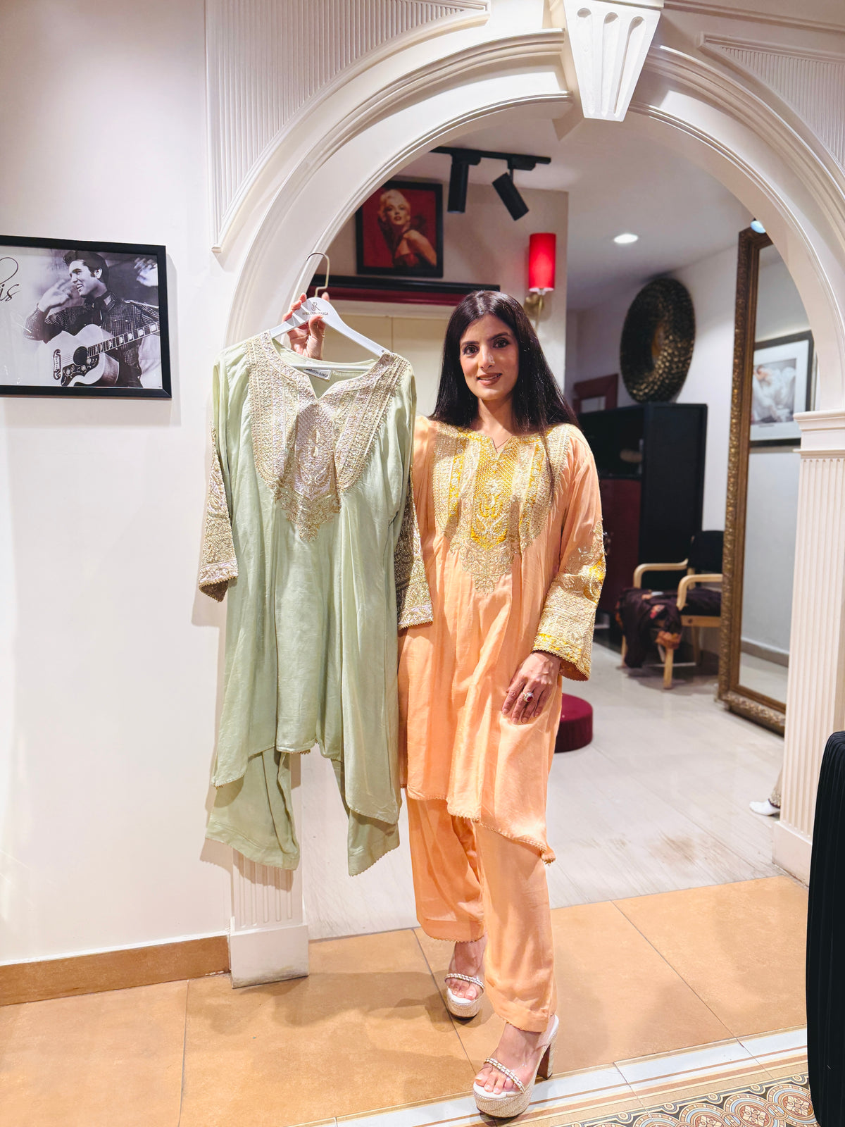 Pastel Malchanderi Suit