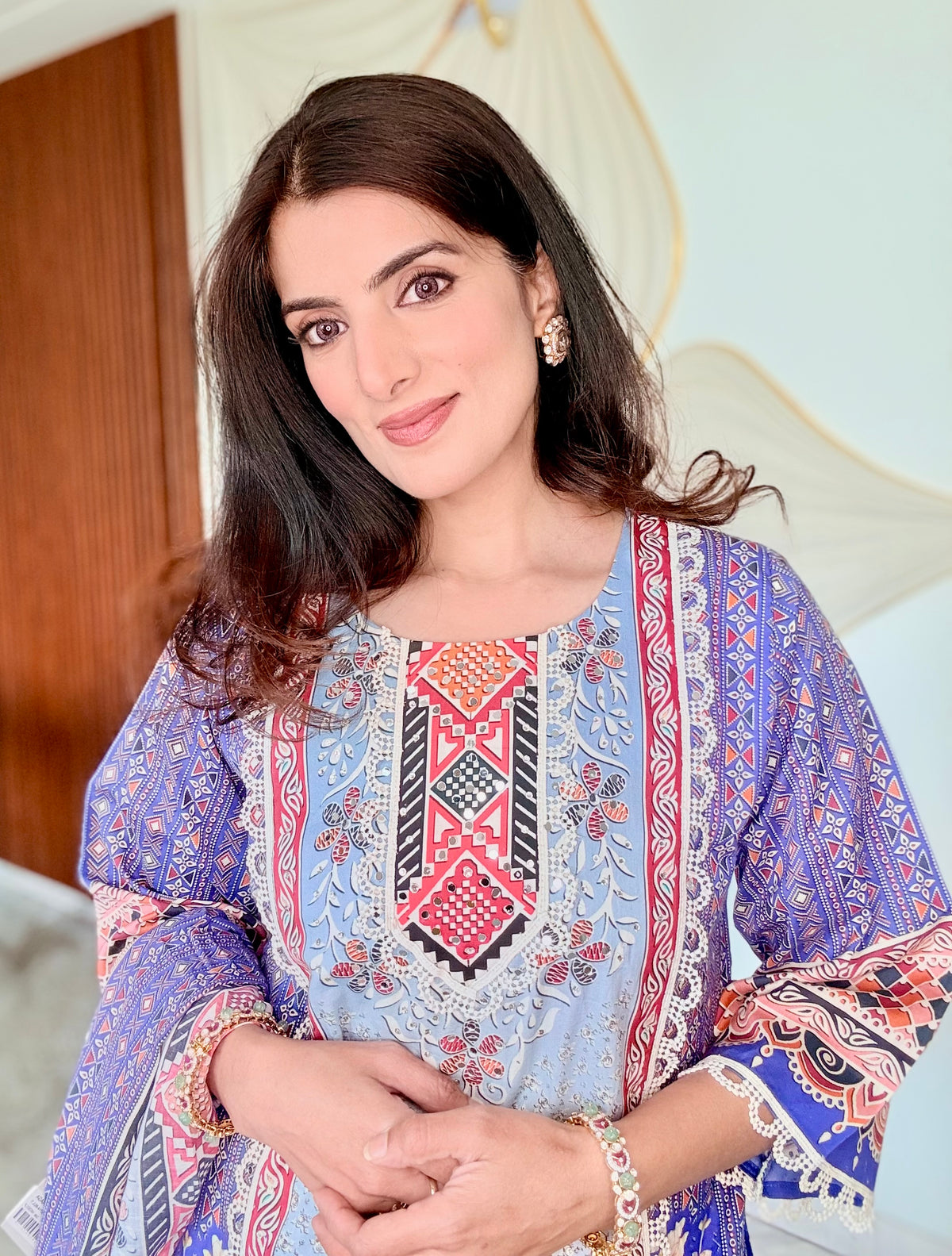 Neelanjali – Pure Cotton Printed Suit