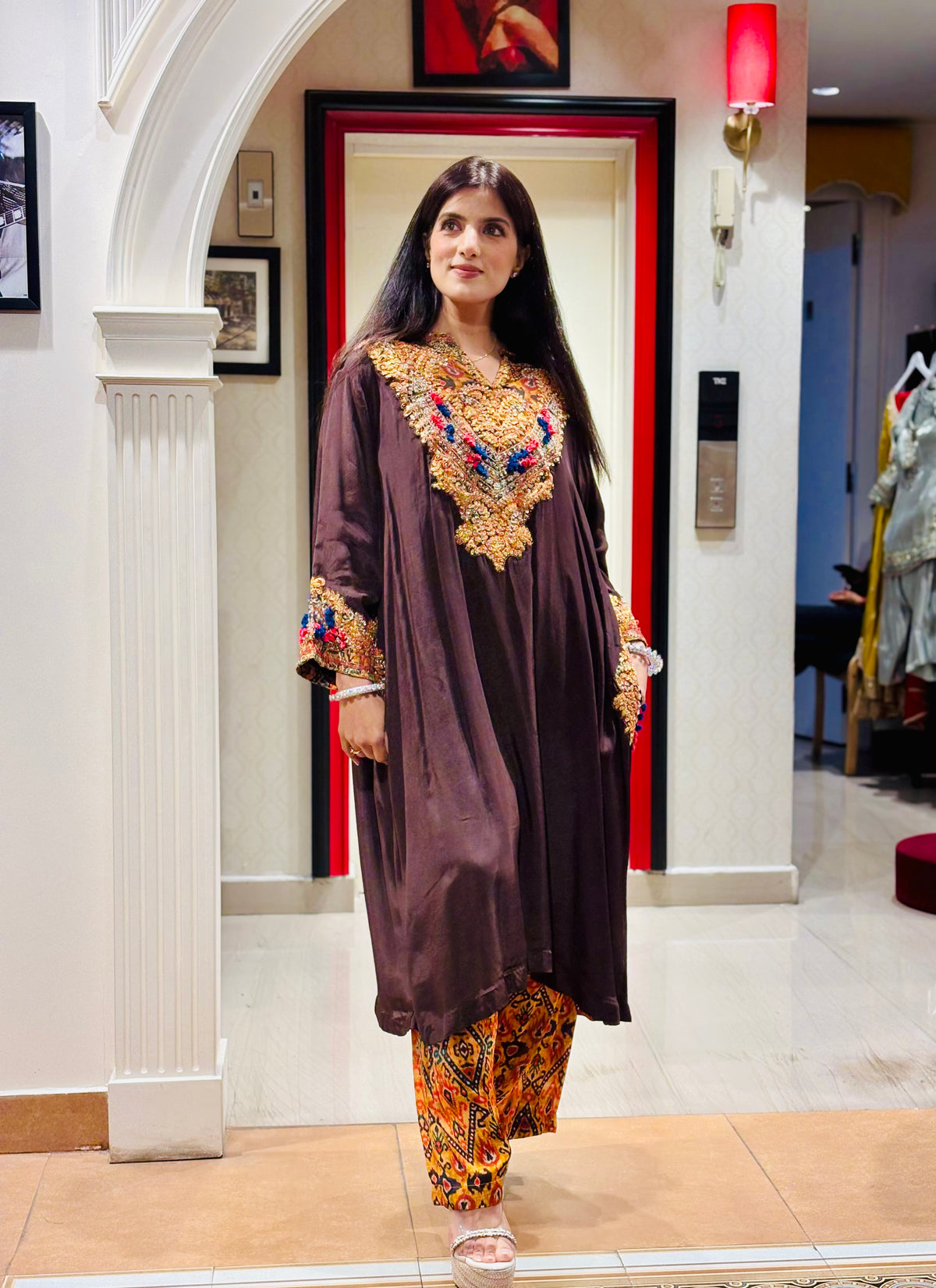 Kashmiri style suit