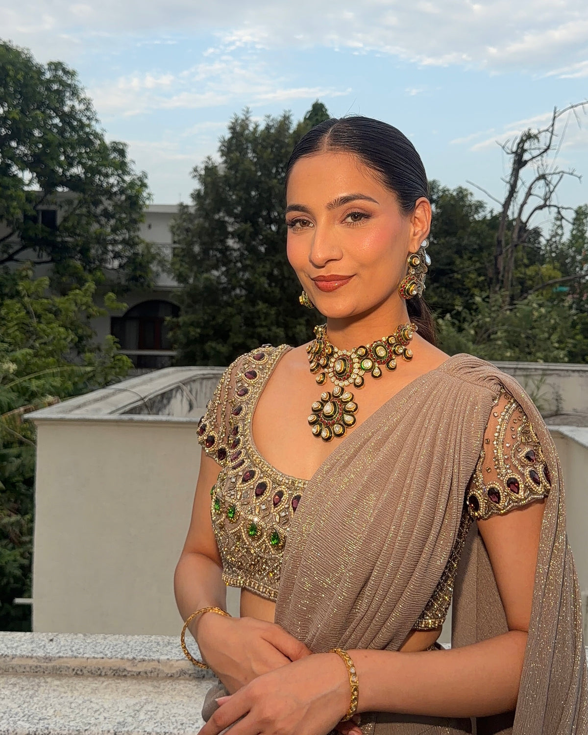 Embellished Heirloom Saree