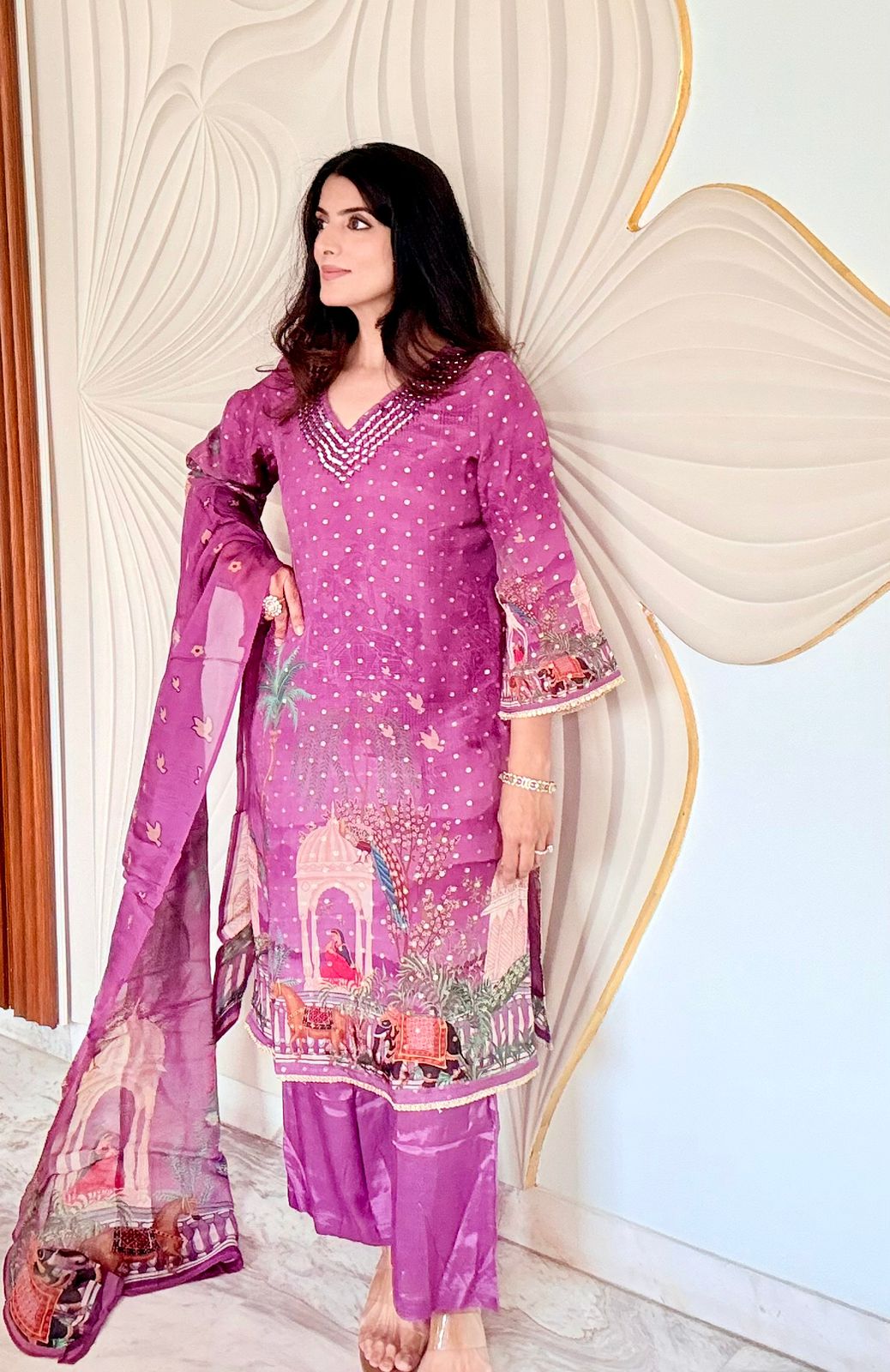 Stunning Lavender suit