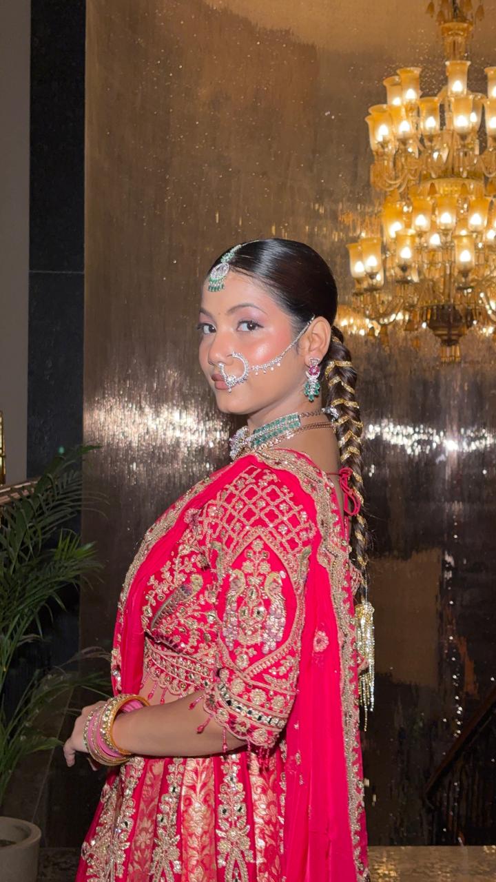 Royal Pink Bridal Lehenga Set